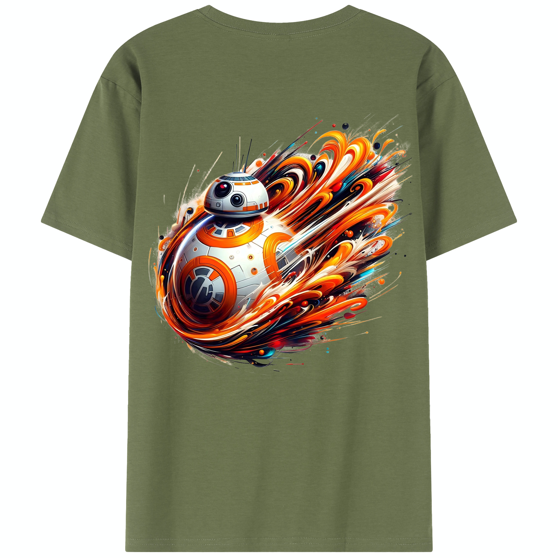 （画像用） スター・ウォーズ Star Wars 綿100％半袖Tシャツ（背面プリント）